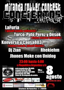 2009-08-08 Miranda Roller Contest (Miranda de Ebro, Burgos)