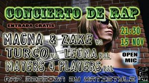 CONCIERTO DE RAP - SIDRERÍA EL PERRO VERDE