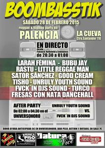 2015-02-28 BOOMBASSTIK NAVE LA CUEVA PALENCIA